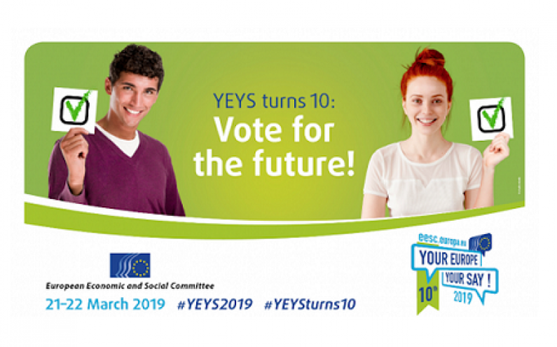 ВАШАТА ЕВРОПА, ВАШЕТО ТВЪРДЕНИЕ (YEYS) 2019