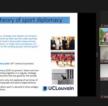 ЕВРОПЕЙСКА ПОЛИТИКА В СПОРТНАТА ДИПЛОМАЦИЯ ПО ВРЕМЕ НА #SPORTDIPLOMACYACADEMY